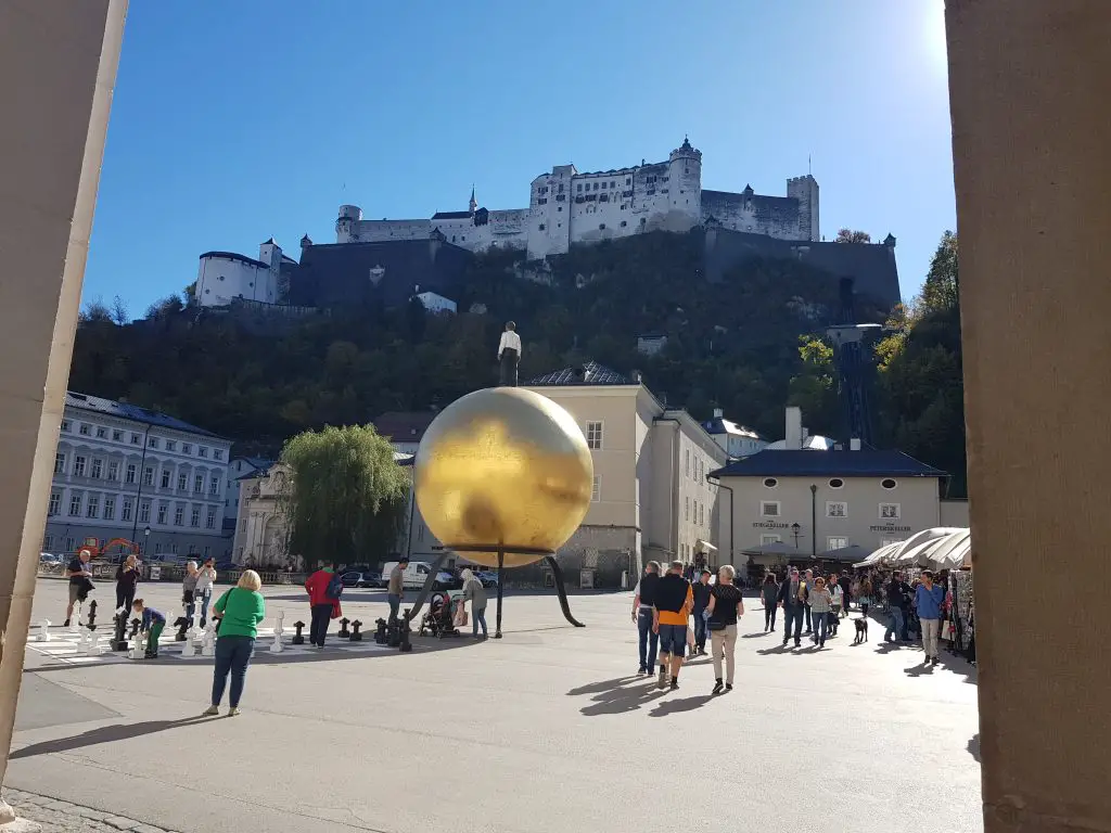 Beautiful squares in Europe - Kapitelplatz, Salzburg