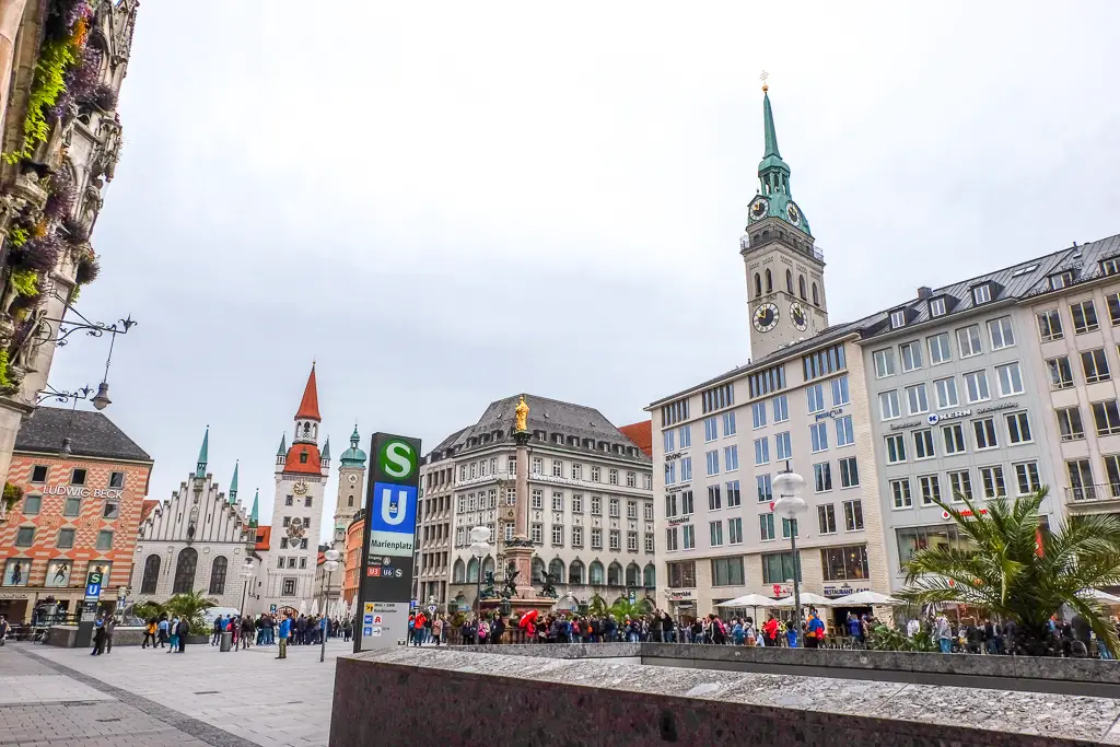 Most beautiful squares in Europe - Marienplatz, Munich